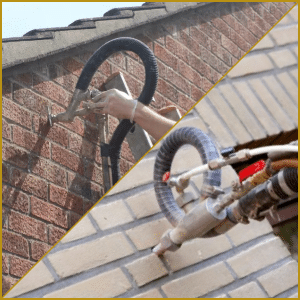 Installing cavity wall insulation